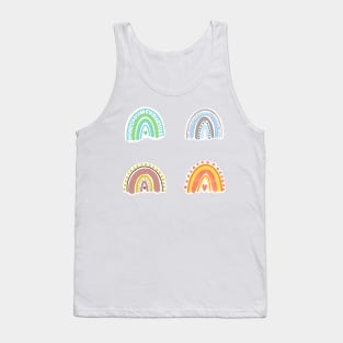 Boho rainbow Tank Top